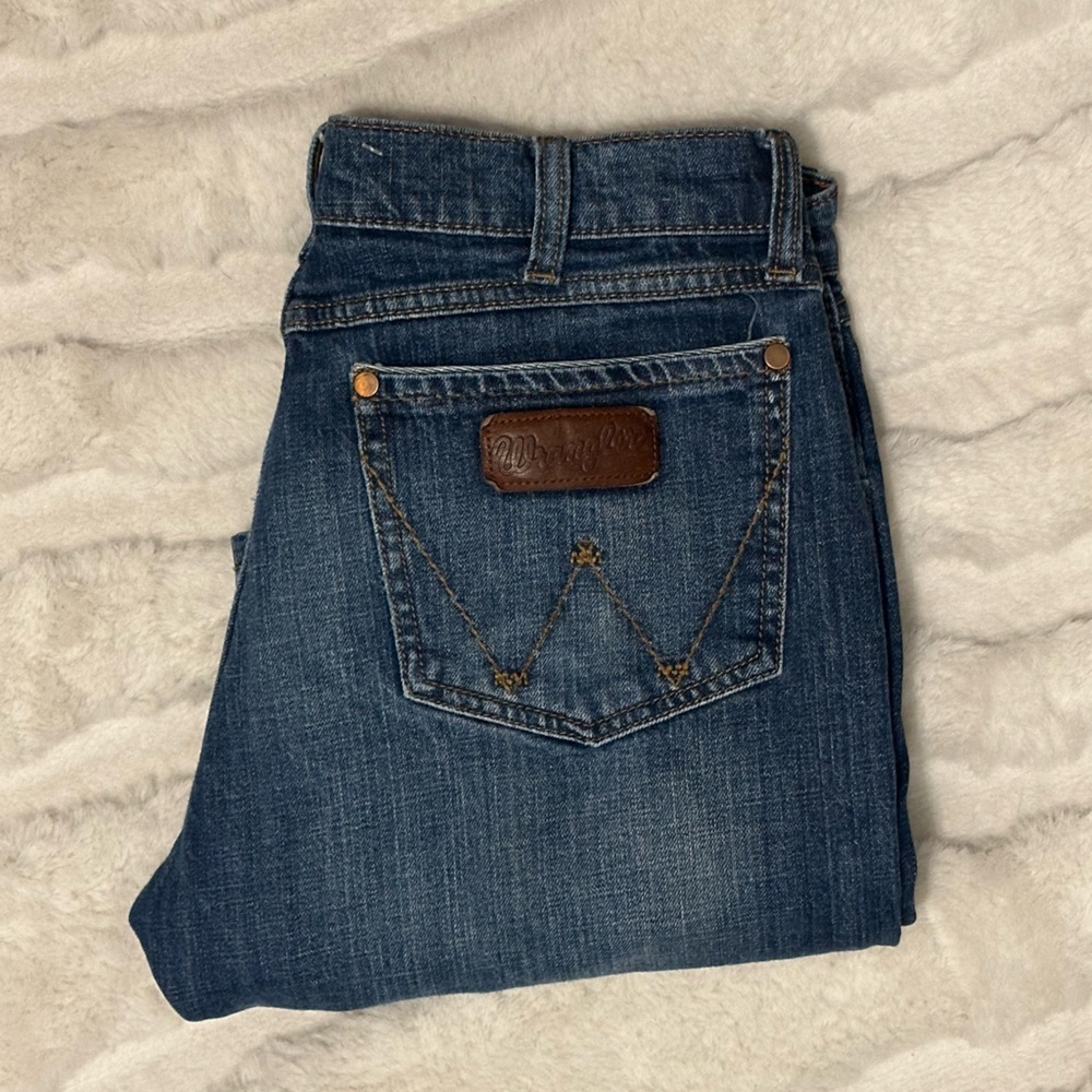 Wrangler Retro Men's Bootcut Jeans - Dark Blue